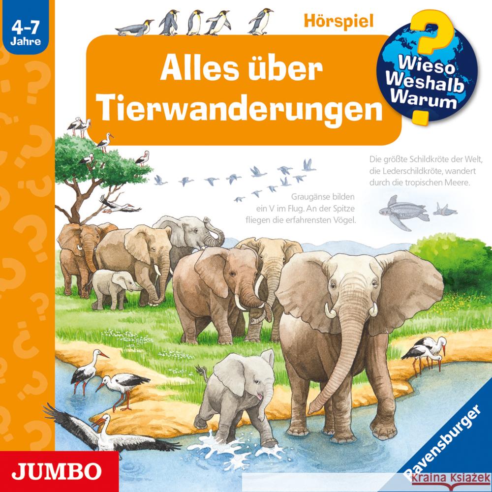 Wieso? Weshalb? Warum? Alles über Tierwanderungen, 1 Audio-CD Pätz, Christine 9783833744495 Jumbo Neue Medien - książka