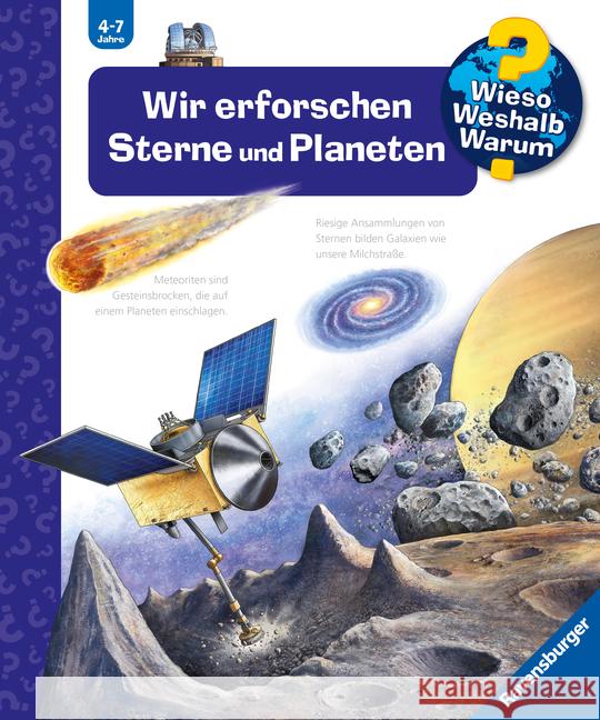 Wieso? Weshalb? Warum?, Band 59: Wir erforschen Sterne und Planeten Erne, Andrea 9783473600427 Ravensburger Verlag - książka