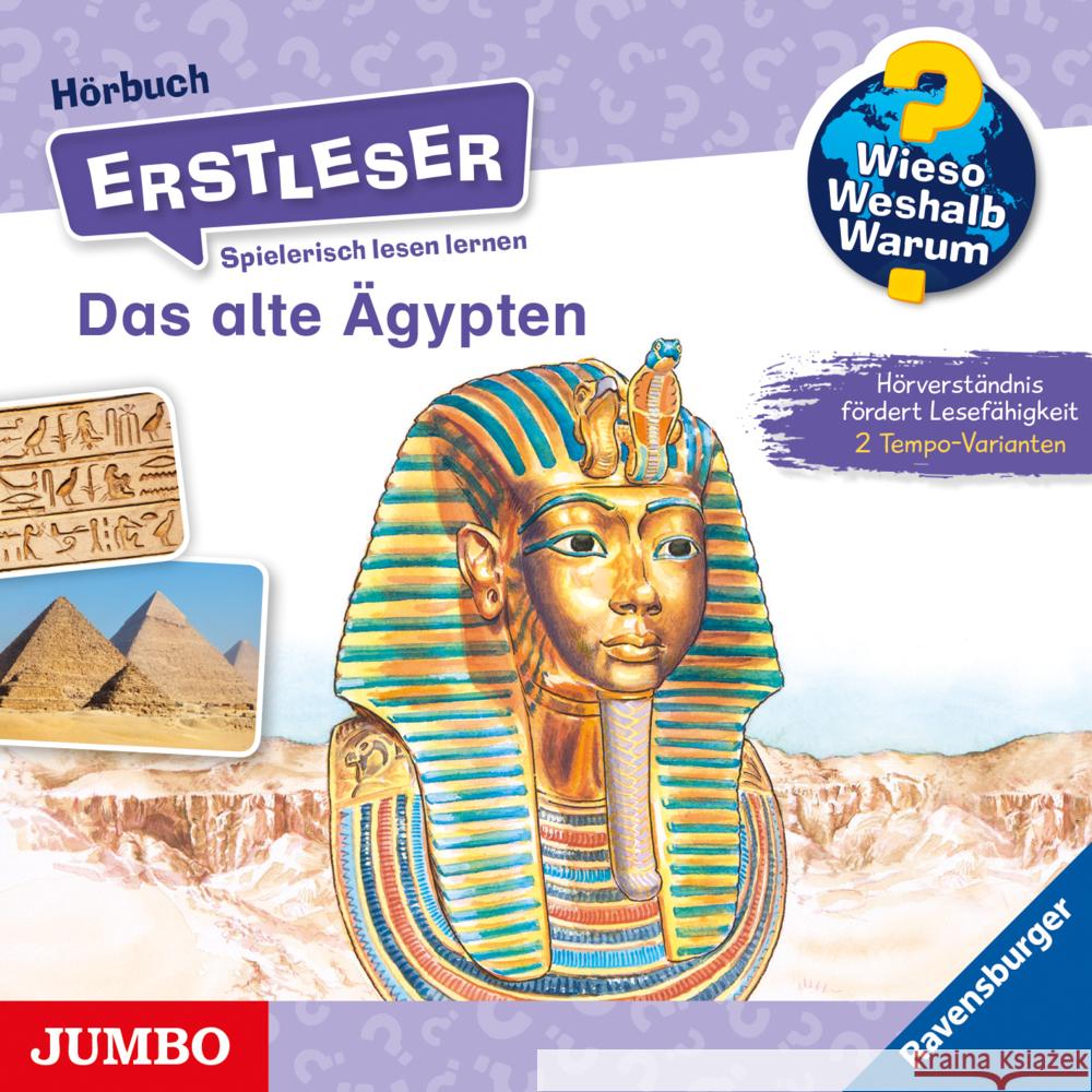 Wieso? Weshalb? Warum? Erstleser. Das alte Ägypten, Audio-CD Noa, Sandra 9783833745843 Jumbo Neue Medien - książka