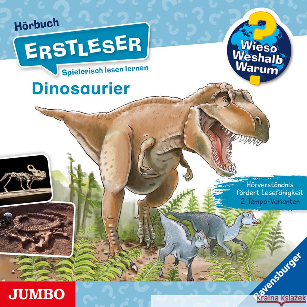 Wieso? Weshalb? Warum? Erstleser Dinosaurier, Audio-CD Kessel, Carola von 9783833743917 Jumbo Neue Medien - książka