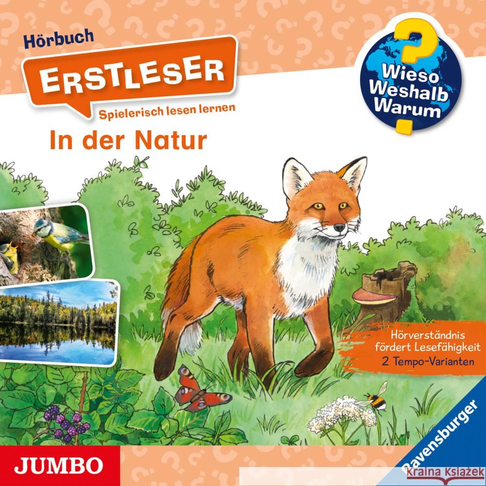 Wieso? Weshalb? Warum? Erstleser. In der Natur, Audio-CD Kessel, Carola von 9783833745850 Jumbo Neue Medien - książka