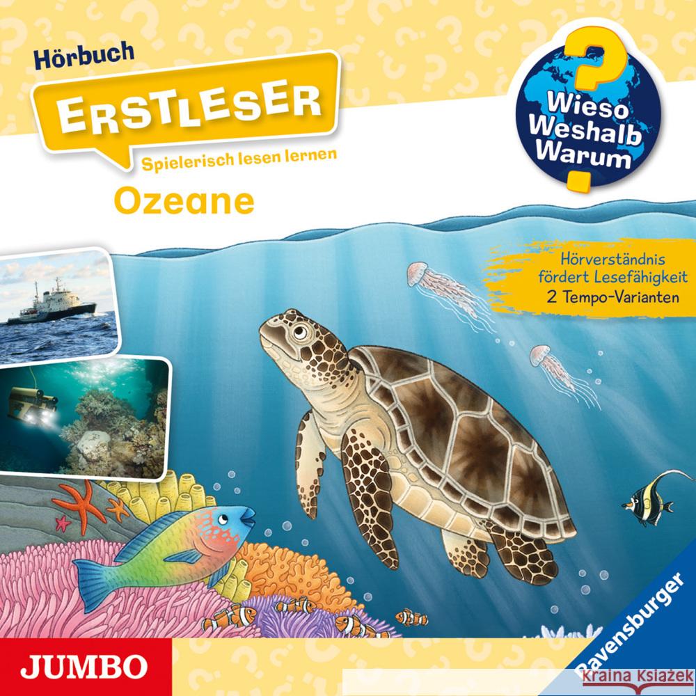 Wieso? Weshalb? Warum? Erstleser. Ozeane, Audio-CD Kessel, Carola von 9783833745201 Jumbo Neue Medien - książka