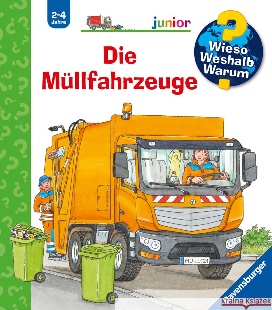 Wieso? Weshalb? Warum? junior, Band 74: Die Müllfahrzeuge Erne, Andrea 9783473600489 Ravensburger Verlag - książka