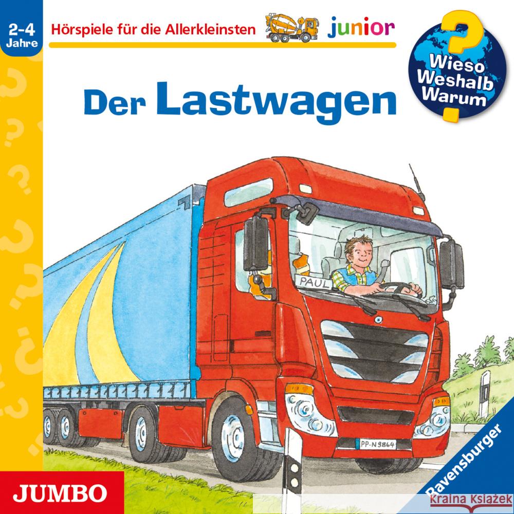 Wieso? Weshalb? Warum? junior. Der Lastwagen, Audio-CD Erne, Andrea 9783833743498 Jumbo Neue Medien - książka