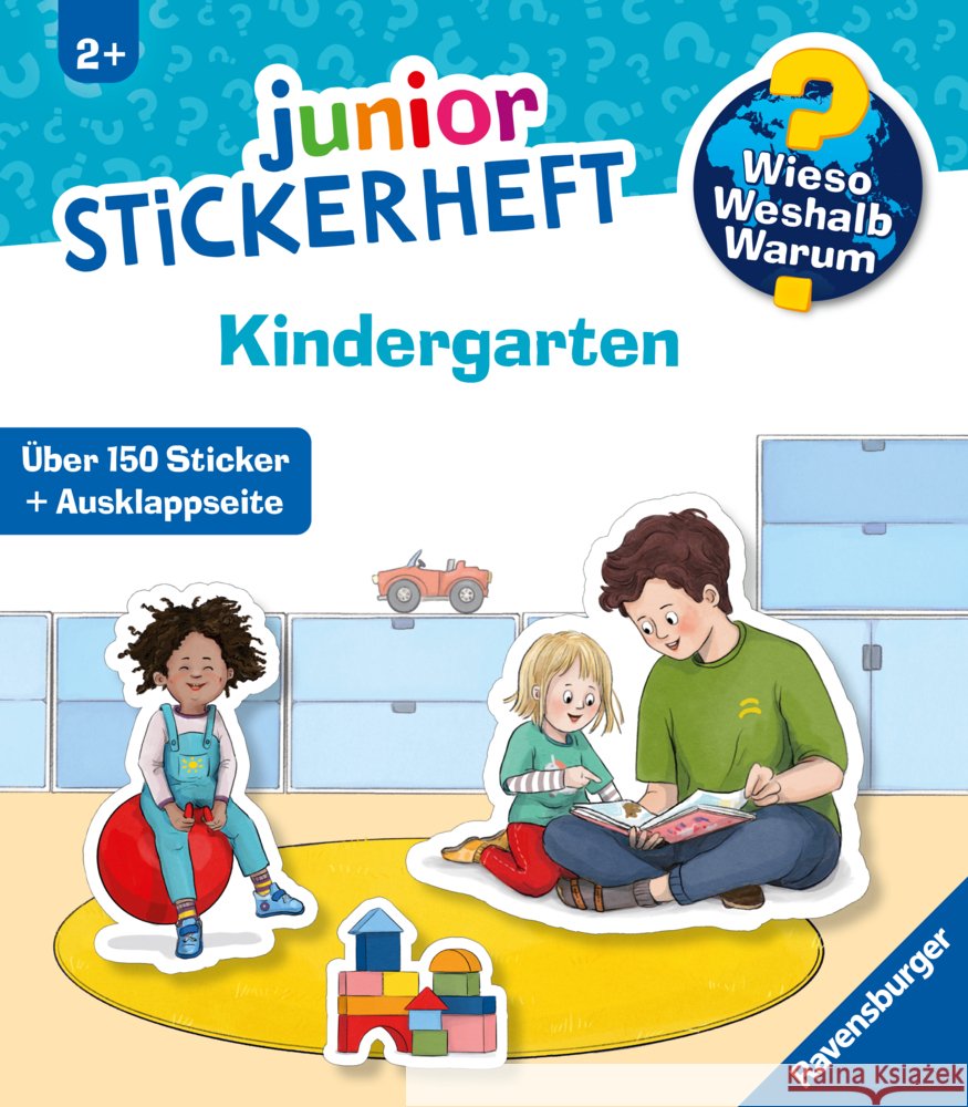 Wieso? Weshalb? Warum? junior Stickerheft - Kindergarten  9783473601103 Ravensburger Verlag - książka