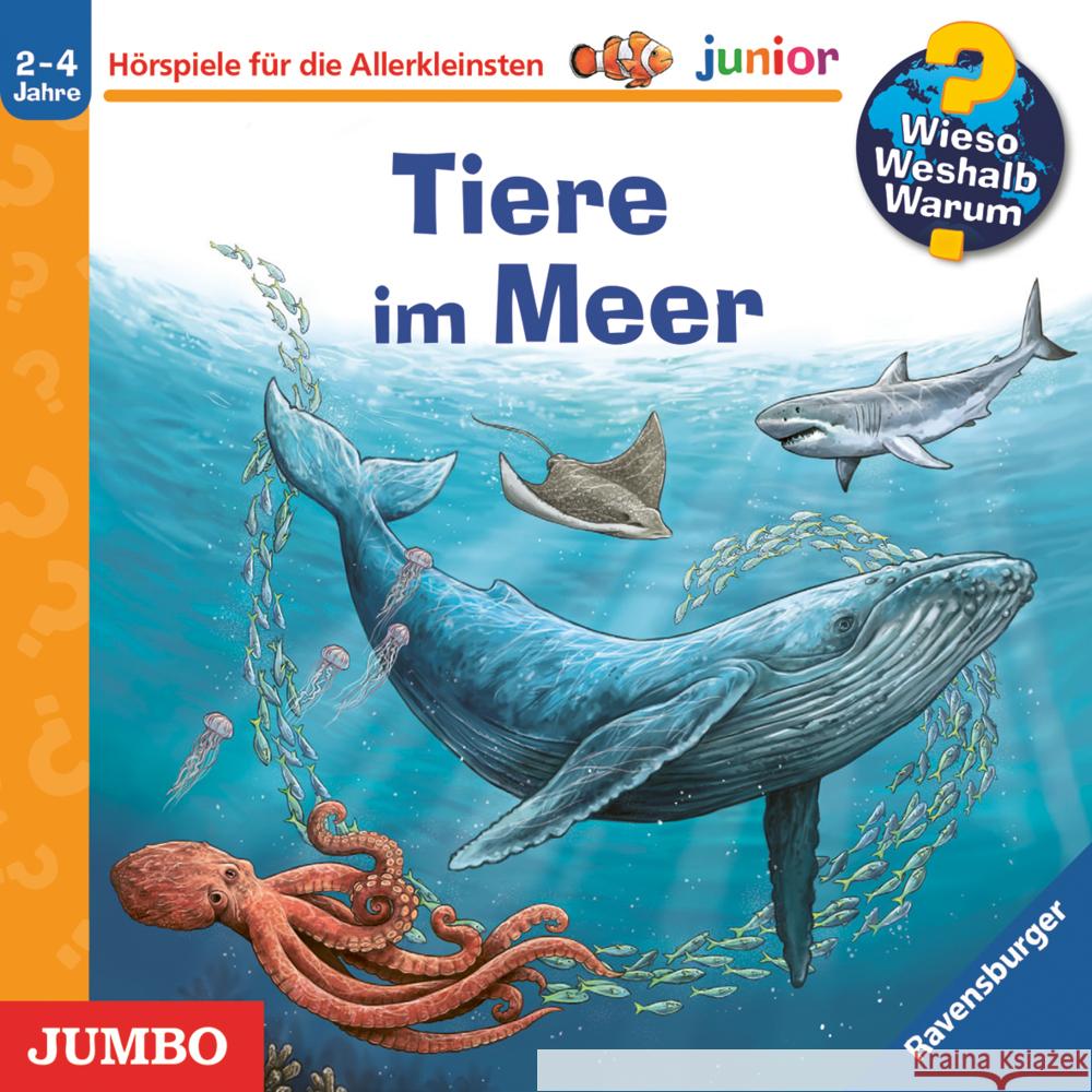 Wieso? Weshalb? Warum? junior. Tiere im Meer Saan, Anita van 9783833747199 Jumbo Neue Medien - książka