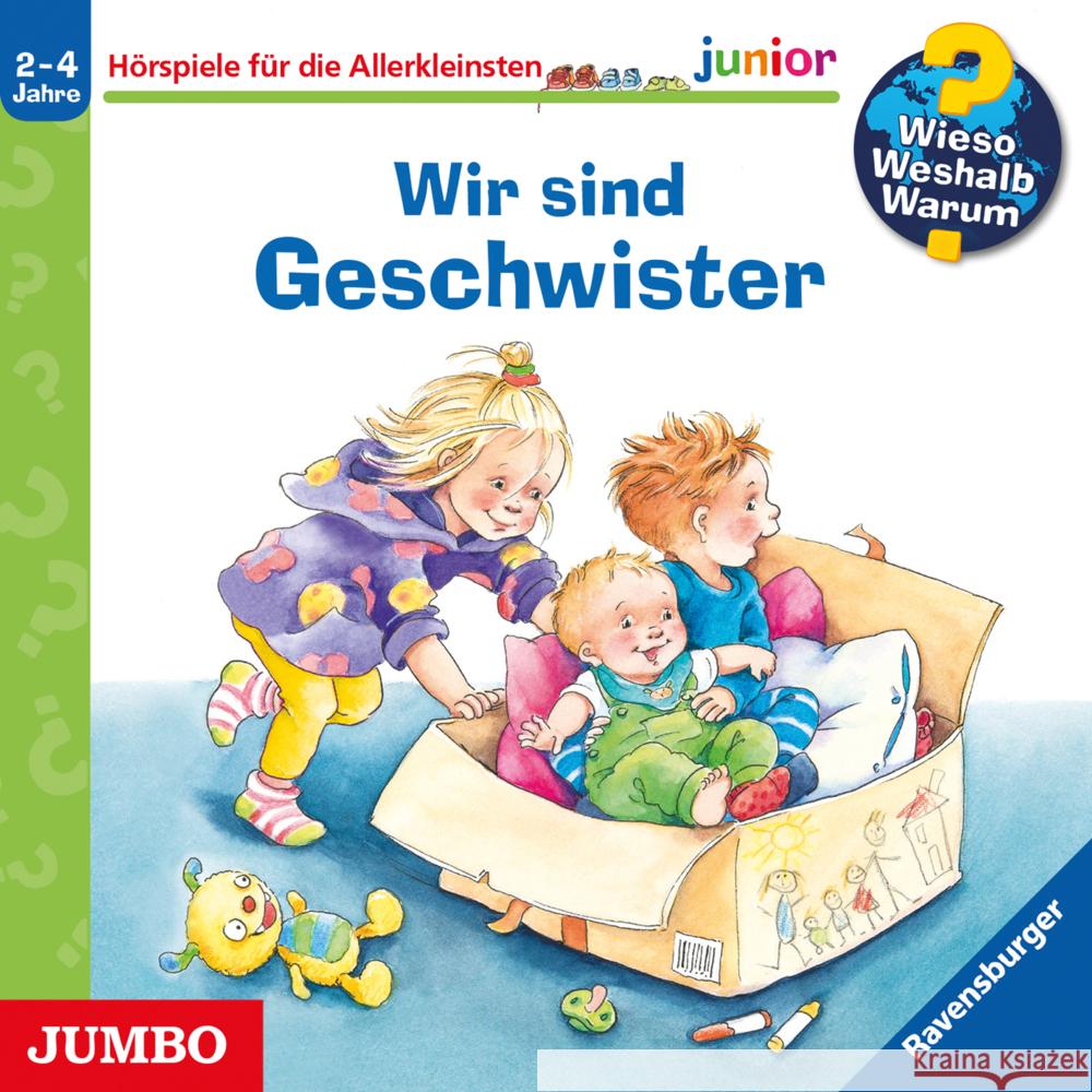 Wieso? Weshalb? Warum? junior. Wir sind Geschwister, Audio-CD Erne, Andrea 9783833746734 Jumbo Neue Medien - książka