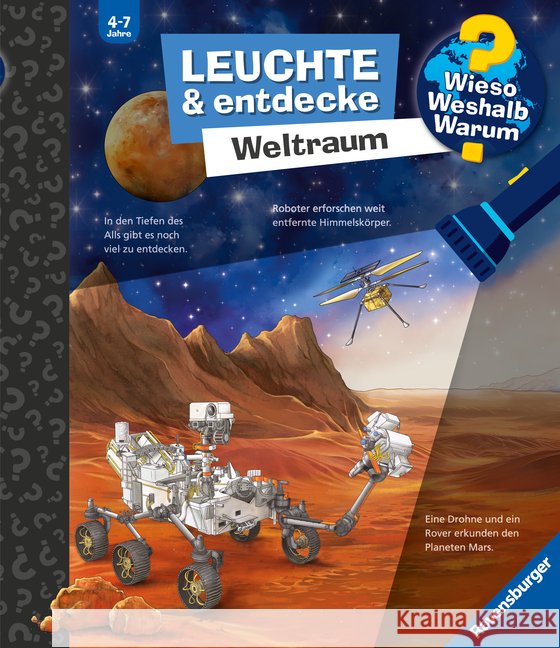 Wieso? Weshalb? Warum? Leuchte und entdecke - Weltraum Kessel, Carola von 9783473600908 Ravensburger Verlag - książka