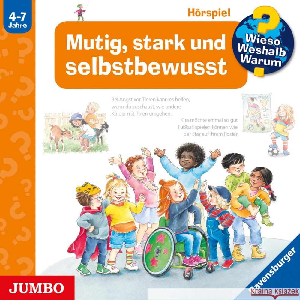 Wieso? Weshalb? Warum? Mutig, stark und selbstbewusst, Audio-CD Mennen, Patricia 9783833745874 Jumbo Neue Medien - książka