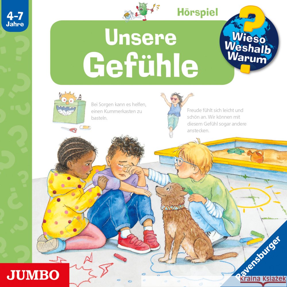 Wieso?Weshalb?Warum? Unsere Gefühle, 1 Audio-CD  4012144501325 Jumbo - książka