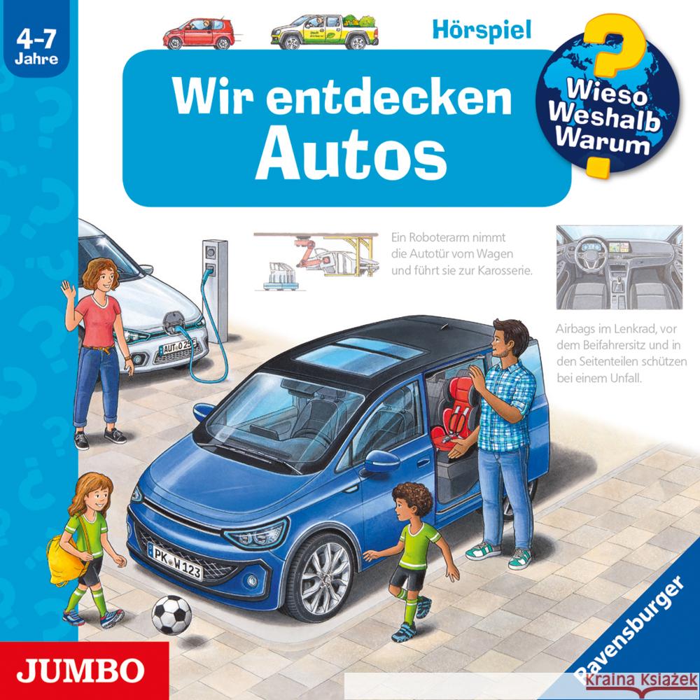 Wieso? Weshalb? Warum? Wir entdecken Autos, 1 Audio-CD Erne, Andrea 9783833744501 Jumbo Neue Medien - książka