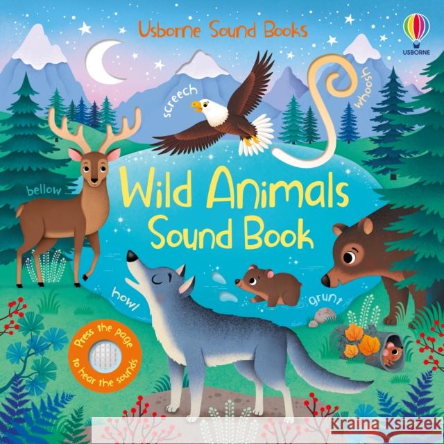 Wild Animals Sound Book Sam Taplin 9781474991803 Usborne Publishing Ltd - książka