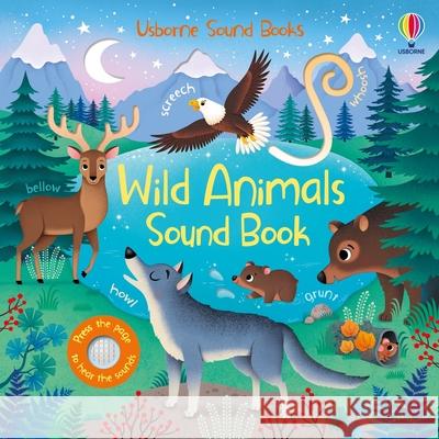 Wild Animals Sound Book Sam Taplin Federica Iossa Danica Utermohlen 9781805079149 Usborne Books - książka