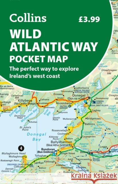 Wild Atlantic Way Pocket Map: The Perfect Way to Explore Ireland’s West Coast Collins Maps 9780008780418 HarperCollins Publishers - książka