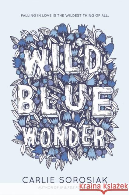 Wild Blue Wonder Carlie Sorosiak 9780062564009 Harperteen - książka