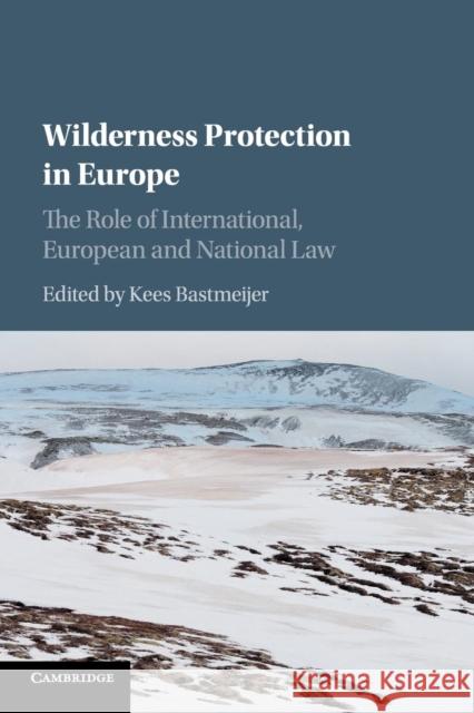 Wilderness Protection in Europe: The Role of International, European and National Law Kees Bastmeijer 9781107695818 Cambridge University Press - książka