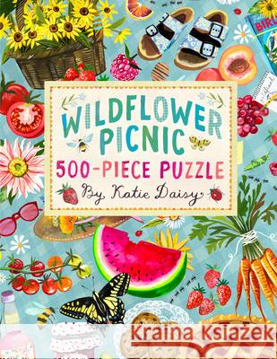 Wildflower Picnic 500-Piece Puzzle Katie Daisy 9781797238883 Chronicle Books - książka