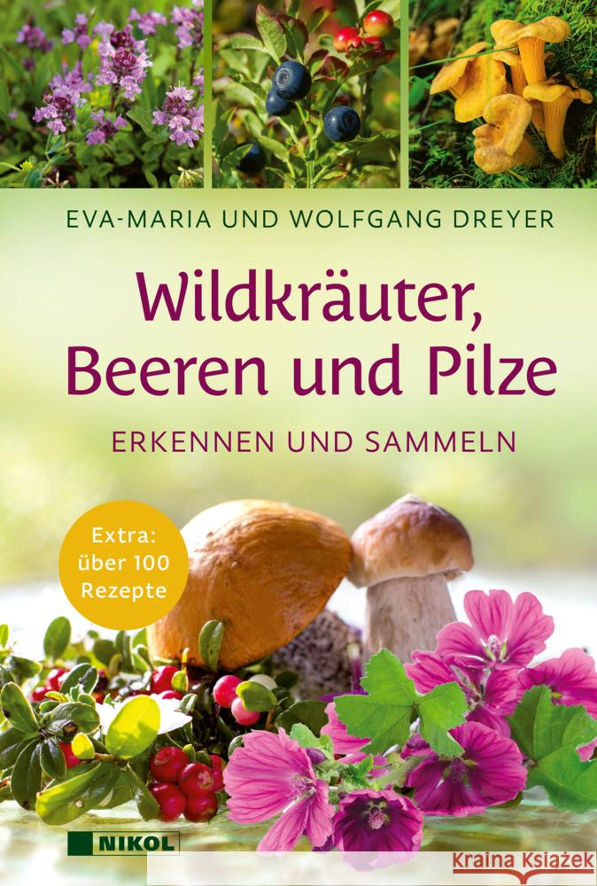 Wildkräuter, Beeren und Pilze Dreyer, Eva-Maria, Dreyer, Wolfgang 9783868208511 Nikol Verlag - książka