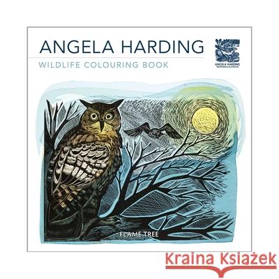 Wildlife (Angela Harding) Colouring Book  9781835622940 Flame Tree Illustrated - książka