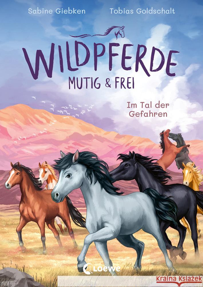 Wildpferde - mutig und frei (Band 2) - Im Tal der Gefahren Giebken, Sabine 9783743211872 Loewe - książka