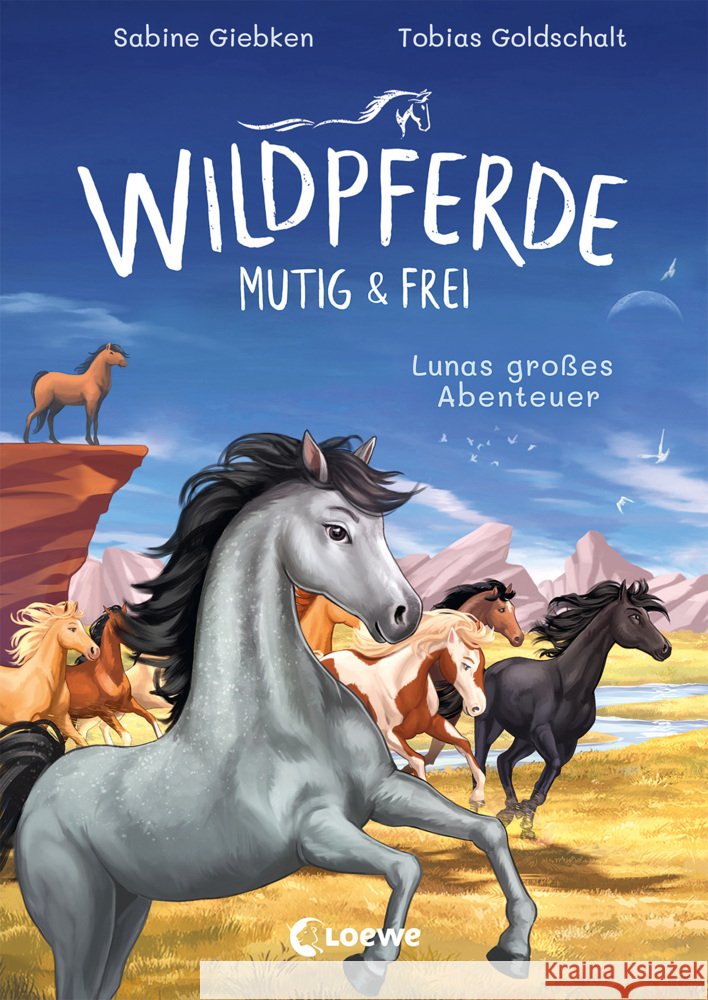 Wildpferde - mutig und frei (Band 1) - Lunas großes Abenteuer Giebken, Sabine 9783743211759 Loewe - książka