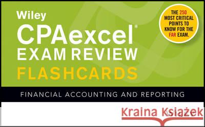 Wiley CPAexcel Exam Review Flashcards: Financial Accounting and Reporting Wiley   9781119369332 John Wiley & Sons Inc - książka