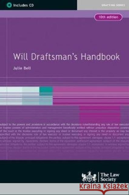 Will Draftsman's Handbook, 10th edition Julie Bell 9781784461348 The Law Society - książka