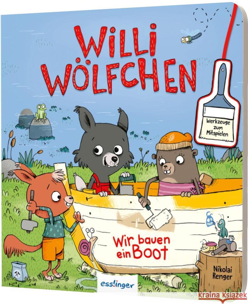 Willi Wölfchen: Wir bauen ein Boot! Klee , Julia 9783480237906 Esslinger in der Thienemann-Esslinger Verlag  - książka