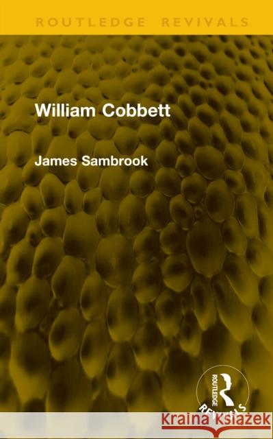 William Cobbett James Sambrook 9781041300656 Routledge - książka