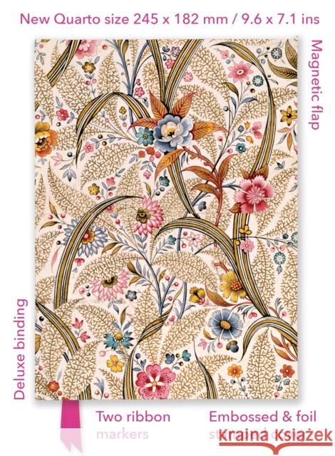 William Kilburn: Marble End Paper (Foiled Quarto Journal) Flame Tree Studio 9781804178737 Flame Tree Publishing - książka