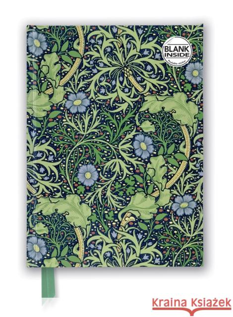 William Morris: Seaweed (Foiled Blank Journal) Flame Tree Studio 9781839648595 Flame Tree Publishing - książka