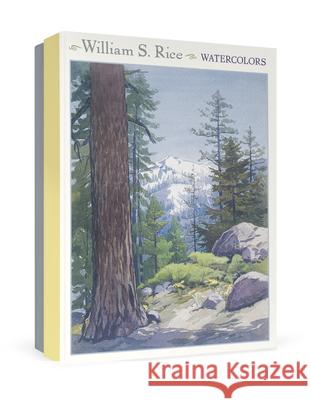 William S. Rice: Watercolors Boxed Notecards William S Rice 9780764967337 Pomegranate Communications - książka