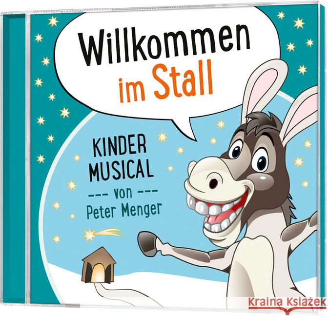Willkommen im Stall, Audio-CD : Kinder-Musical Menger, Peter 4029856407234 Gerth Medien - książka