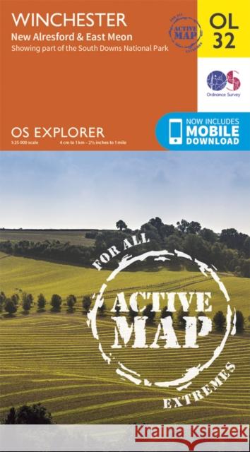 Winchester, New Alresford & East Meon Ordnance Survey 9780319469507 Ordnance Survey - książka