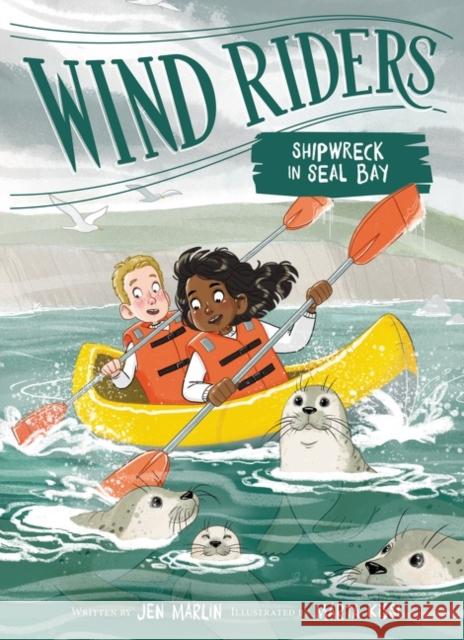 Wind Riders #3: Shipwreck in Seal Bay Jen Marlin Izzy Burton 9780063029347 HarperCollins - książka