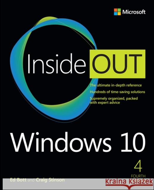 Windows 10 Inside Out Craig Stinson 9780136784159 Pearson Education (US) - książka
