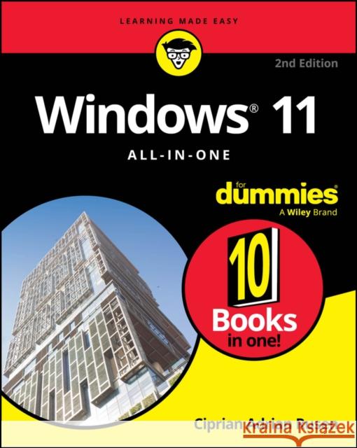 Windows 11 All-in-One For Dummies, 2nd Edition Ciprian Adrian Rusen 9781394276882 For Dummies - książka