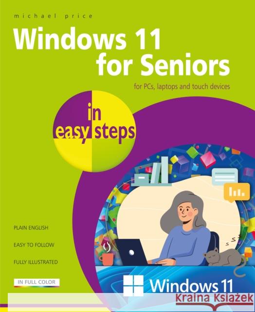 Windows 11 for Seniors in easy steps Nick Vandome 9781840789331 In Easy Steps Limited - książka