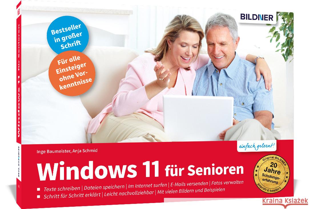 Windows 11 für Senioren Baumeister, Inge, Schmid, Anja 9783832805401 BILDNER Verlag - książka