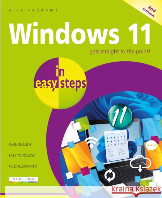 Windows 11 in easy steps: Updated 2025 Nick Vandome 9781787910218 In Easy Steps Limited - książka