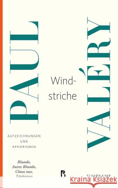 Windstriche Valéry, Paul 9783518469132 Suhrkamp - książka