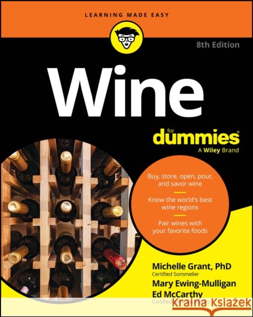 Wine for Dummies Ed McCarthy 9781394320073 For Dummies - książka