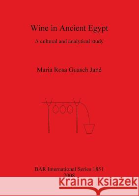 Wine in Ancient Egypt: A cultural and analytical study Guasch Jané, Maria Rosa 9781407303383 British Archaeological Reports - książka