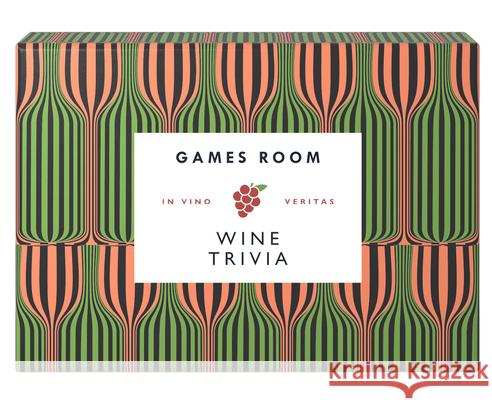 Wine Trivia Chronicle Books 9781797228488 Games Room - książka