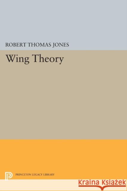 Wing Theory Jones,  9780691604213 John Wiley & Sons - książka