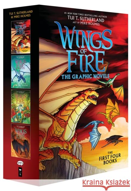 Wings of Fire #1-#4: A Graphic Novel Box Set (Wings of Fire Graphic Novels #1-#4) Sutherland, Tui T. 9781338796872 Scholastic US - książka
