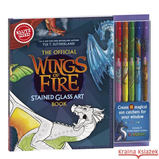 Wings of Fire Stained Glass Art Book Editors of Klutz 9781546134138 Scholastic US - książka