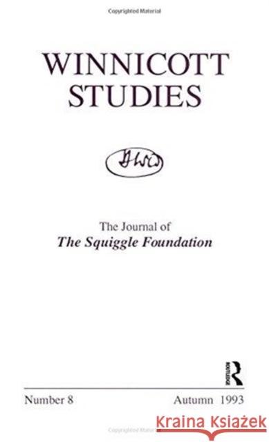 Winnicott Studies: No. 8  9781855750678 Karnac Books - książka