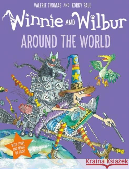 Winnie and Wilbur: Around the World Valerie Thomas 9780192772336 Oxford University Press - książka