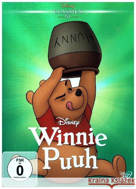 Winnie Puuh, 1 DVD  8717418516642 Walt Disney Studios Home Entertainment - książka